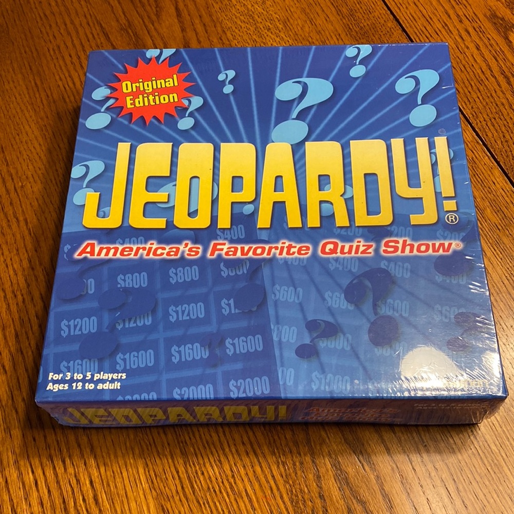 Vintage 2005 Pressman Jeopardy!  America's Favorite Quiz Game New